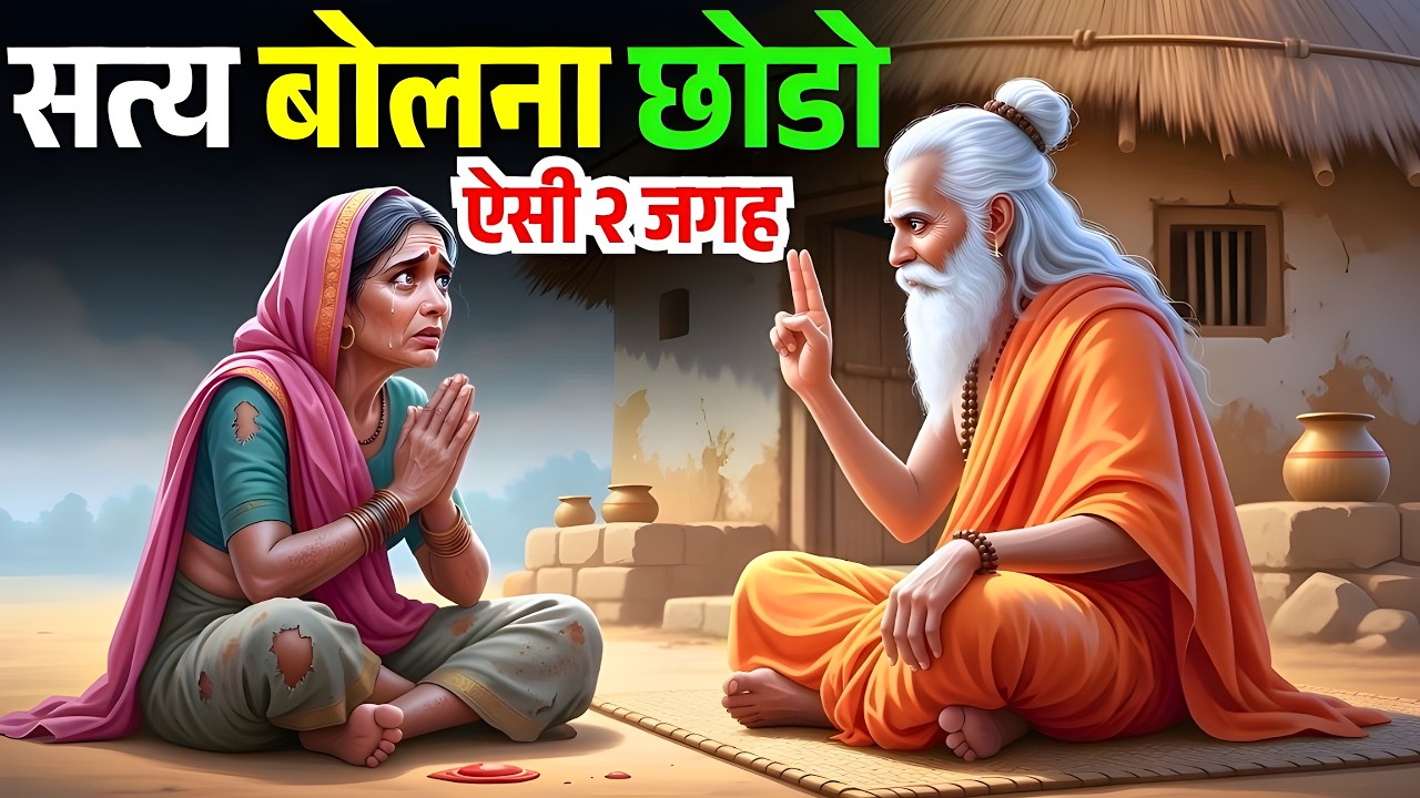 बुढे साधु ने बताया इन २ जगहों पर कभी सत्य नहीं बोलना वरना जीवन भर पछ्ताओगे। | Bodhi Path