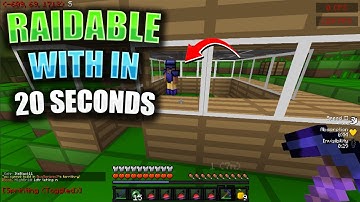 MAKING A 2 HIGH TRAPPER RAIDABLE in 20 SECONDS - Minecraft HCF