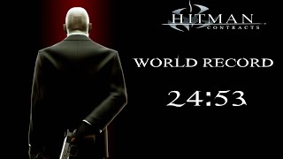 *WORLD RECORD* Hitman: Contracts in 24:53 - PRO/SA | Speedrun