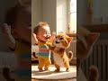 cat funny dance | baby funny dance | #cat #cartoon #cute #kitten #shorts