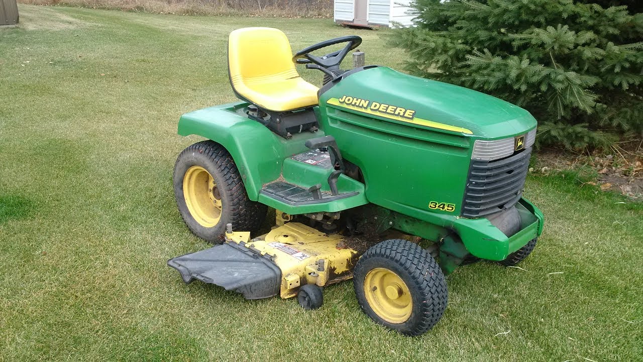 Jd 345 John Deere 345 Garden Tractor - YouTube