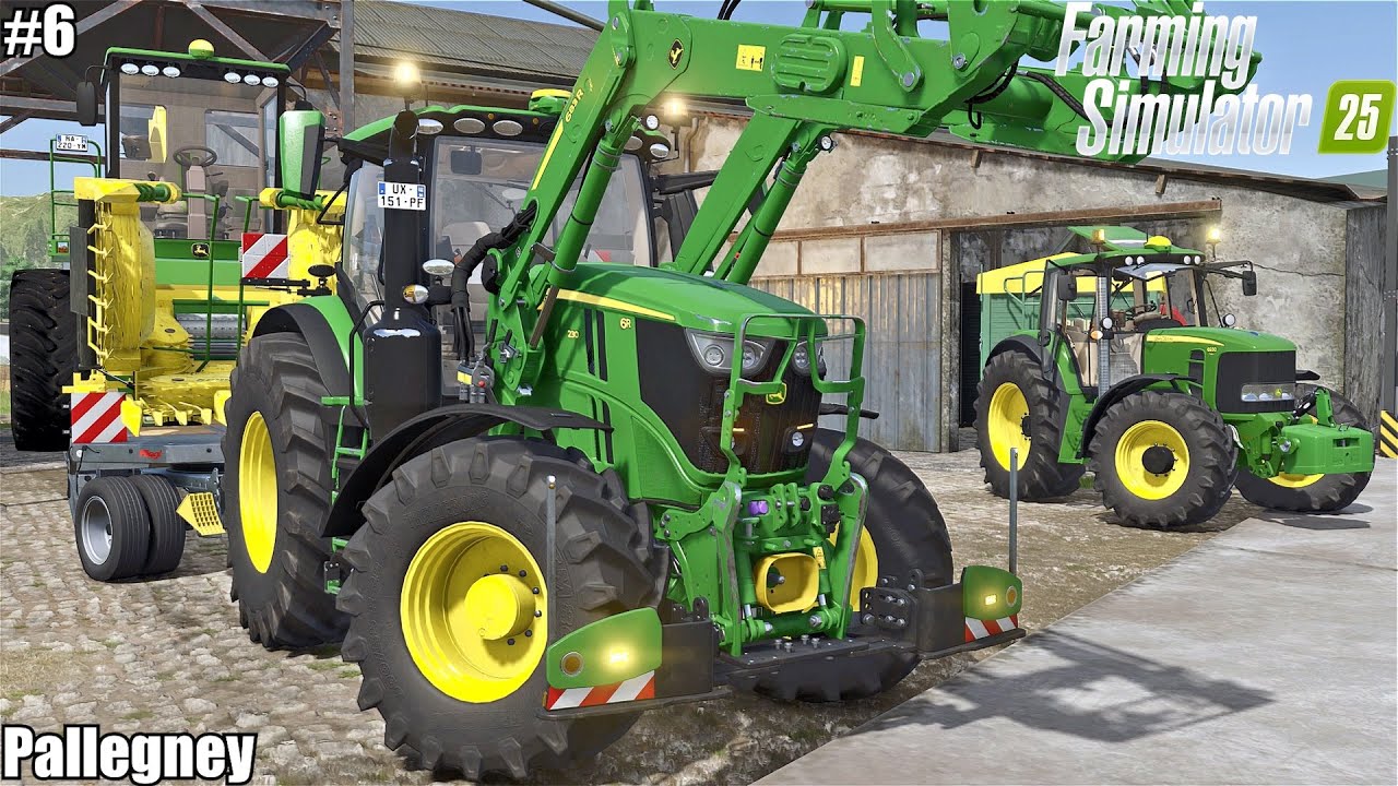 HARVESTING SILAGE WITH OLD JOHN DEERE HARVESTER AND FEEDING ANIMALS | Pallegney | 6