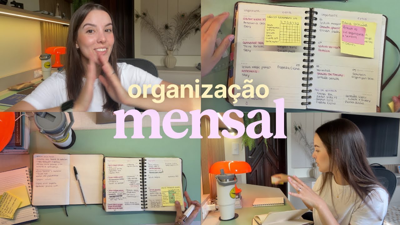 Novembro: Organize o mês comigo de um jeito simples e que funciona | Produtividade na vida real