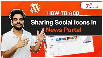 How To Add Social Sharing icons In Wordpress | #newsportal | #wordpresstutorial