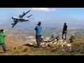 Mach Loop Highlights!!  USAF F-35 &amp; F-15 Low level through the Mountains of Wales
