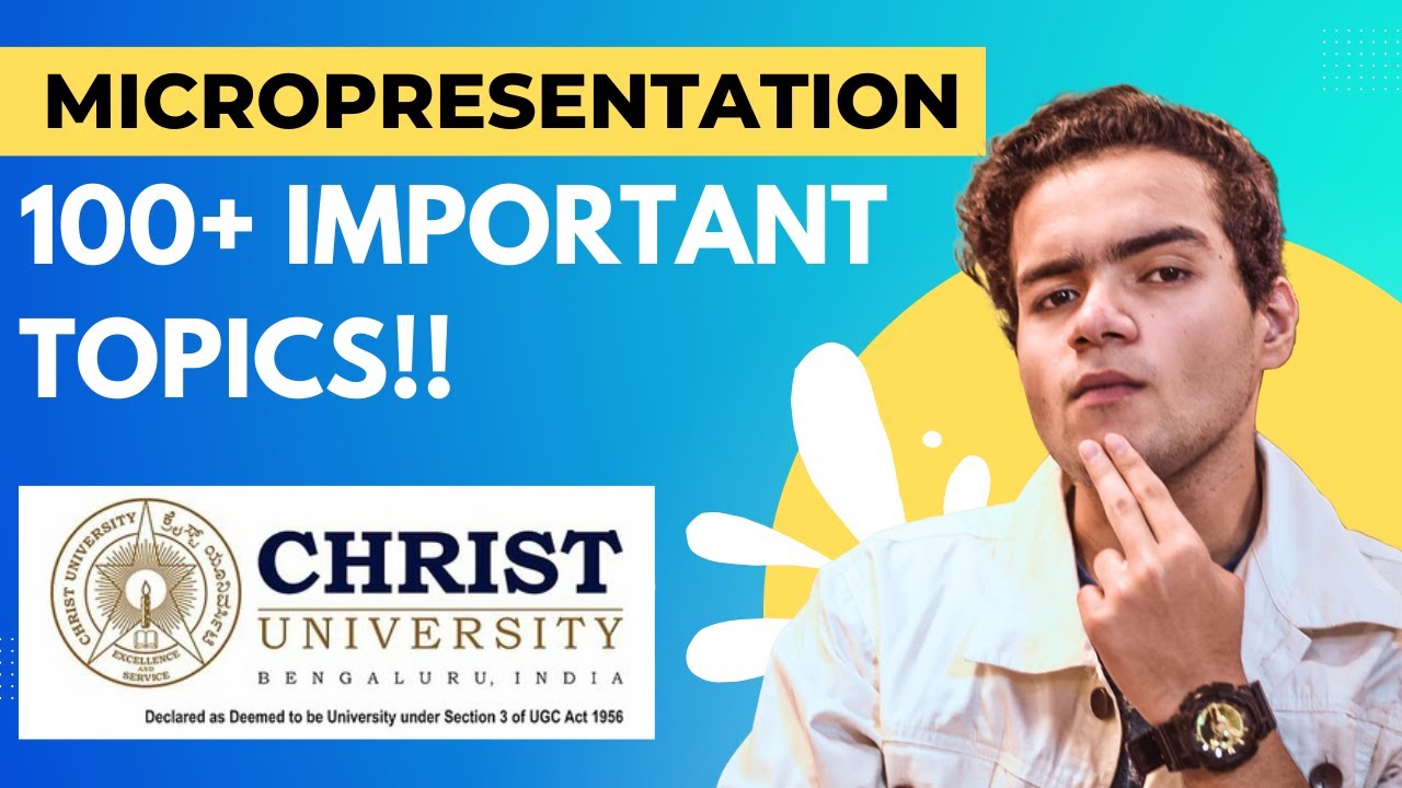 micro presentation topics for christ university 2022