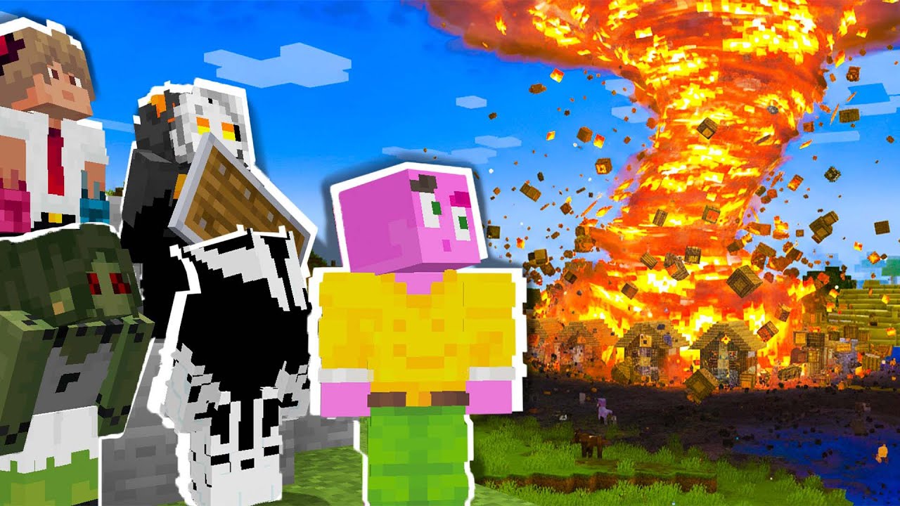 Как Мы Выжили в Мире Стихийных бедствий - Майнкрафт