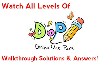DOP Draw One Part All Levels | DOP Draw One Part Complete Game Walkthrough Solutions by AMQ Gaming