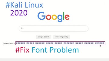How to fix font problem in kali linux ✔️