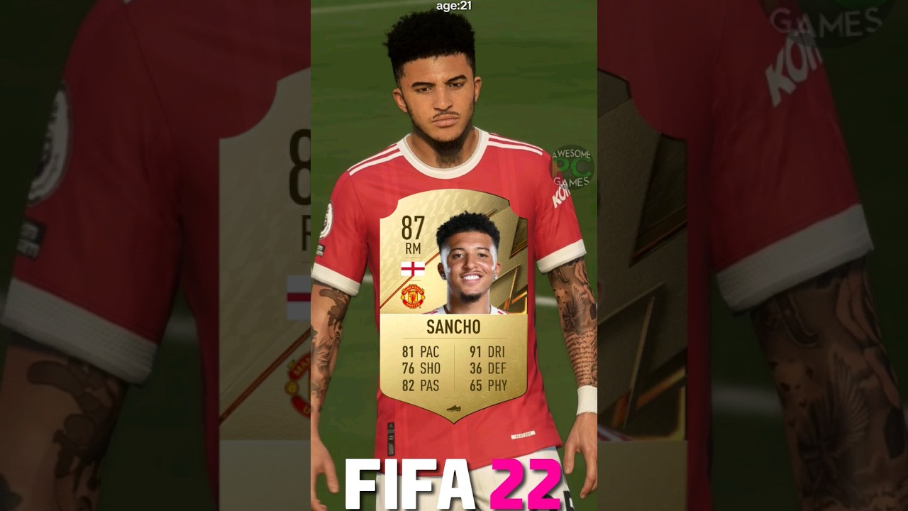 🏴󠁧󠁢󠁥󠁮󠁧󠁿 JADON SANCHO fifa evolution (19-24) 