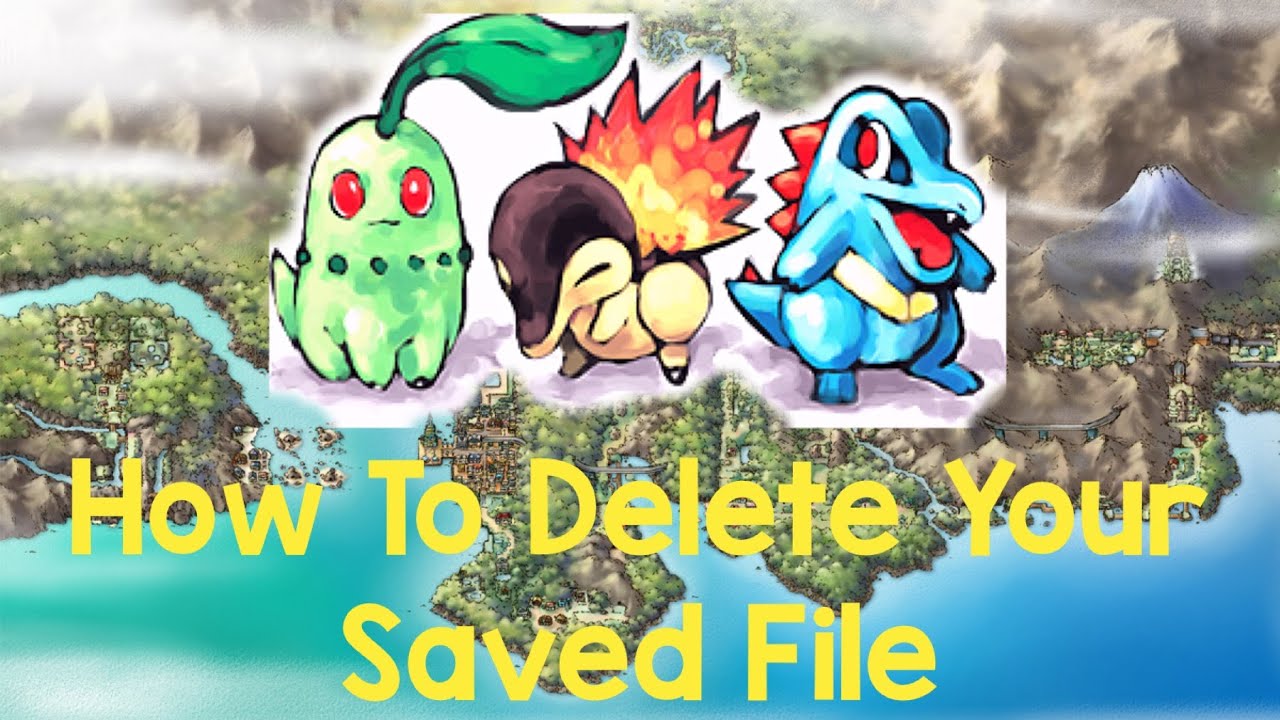 How To Delete Your Saved File In Pokémon Soulsilver/Heartgold