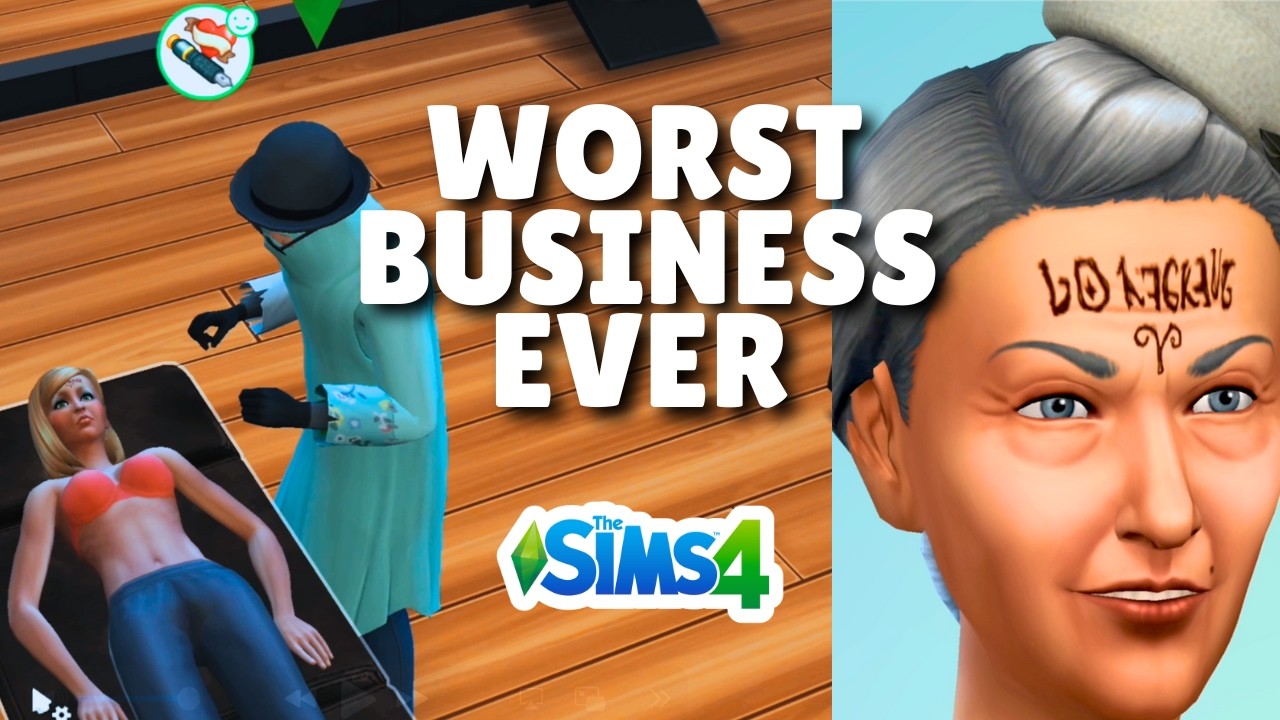 RUINING every Sim who steps in my tattoo parlor