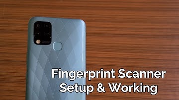 Infinix Hot 10S Fingerprint Scanner Setup & Working
