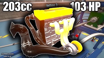 The Smallest, Most Powerful Inline 3 Engine Ever (LCV 4.2) | Automation The Car Company Tycoon Game