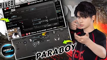 UPDATE 3.8 | PARABOY SENSITIVITY | PARABOY LAYOUT CODE | PARABOY SENSITIVITY CODE | PUBGM | BGMI