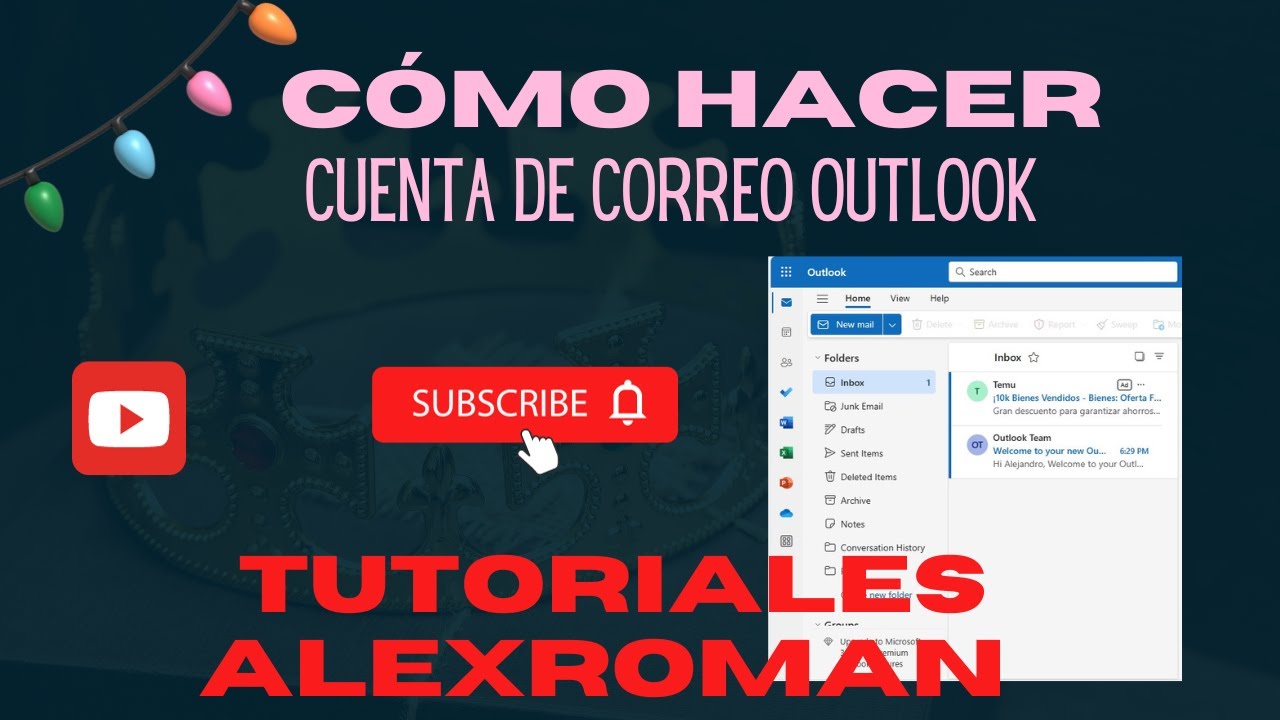 crear Una Cuenta de Outlook - YouTube