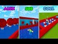 ALEX vs SUB vs CORL - WIPEOUT in Minecraft! (The Pals)