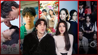 KDRAMA MARATHON! | REACTING to TRAILERS for the FIRST TIME! (My Demon, Marry My Husband …)