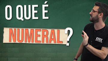 O que é número é numeral?