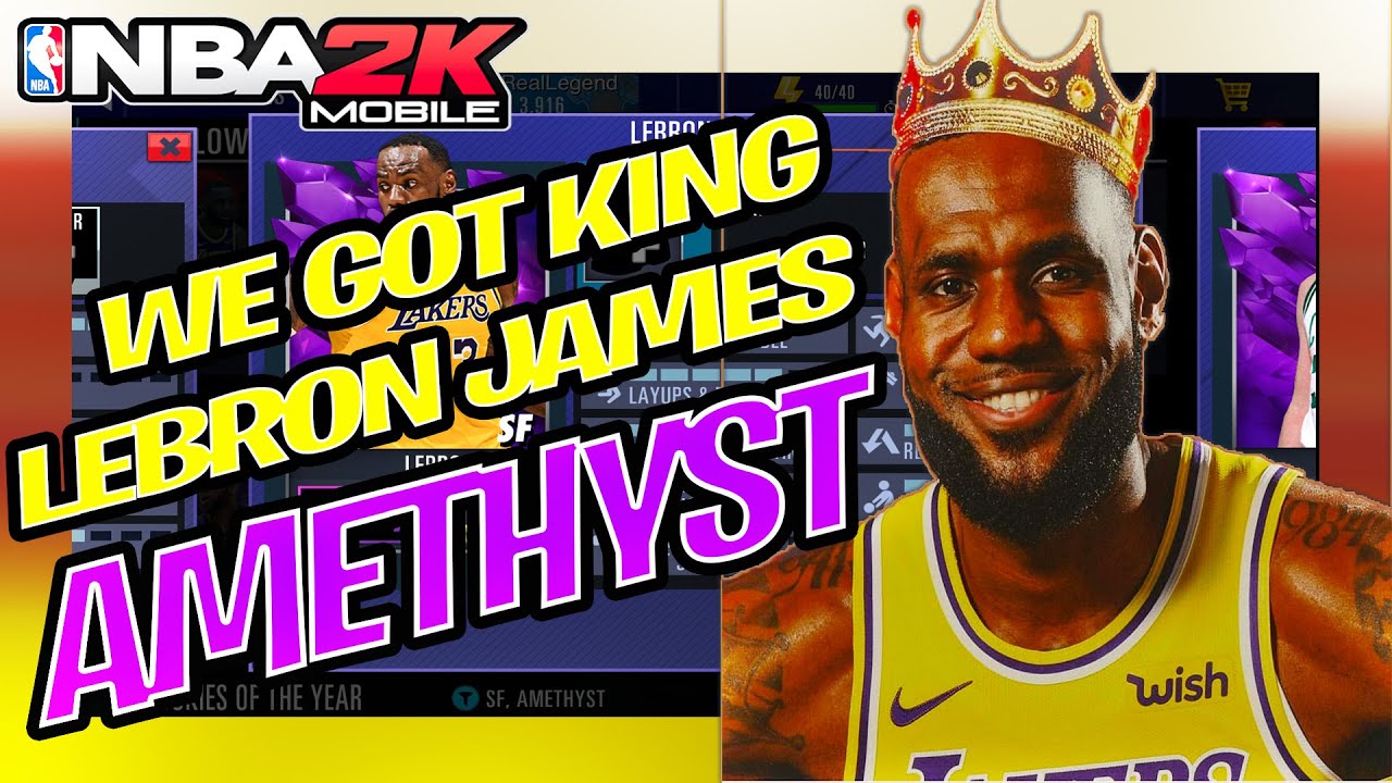 Should I Use Amethyst Lebron James Or Kevin Durant In NBA 2K Mobile ? - YouTube