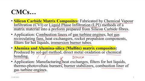ME61011 - Module 3 Lec 7 Manufacturing of CMCs - Basics