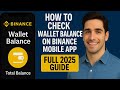 How To Check Wallet Balance On Binance Mobile App (Full 2025 Guide)