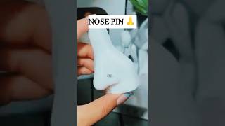 Tiny Nose Pin, Big Glow ✨💫#viralvideo #jewelry #jewellery #nosering #nosepiercing