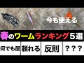 【バス釣り】春のおすすめワームランキング!!これだけあれば何とかなるTOP5