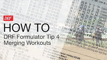 How To | DRF Formulator Tip 4 | Merging Workouts
