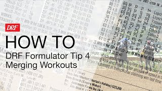 How To | DRF Formulator Tip 4 | Merging Workouts