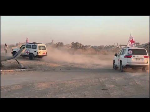 مراسل الجزيرة يروي تفاصيل تسلم الصليب الأحمر جثامين أسرى إسرائيليين