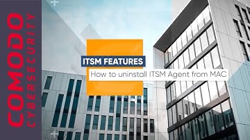 How to uninstall ITSM Agent from MAC