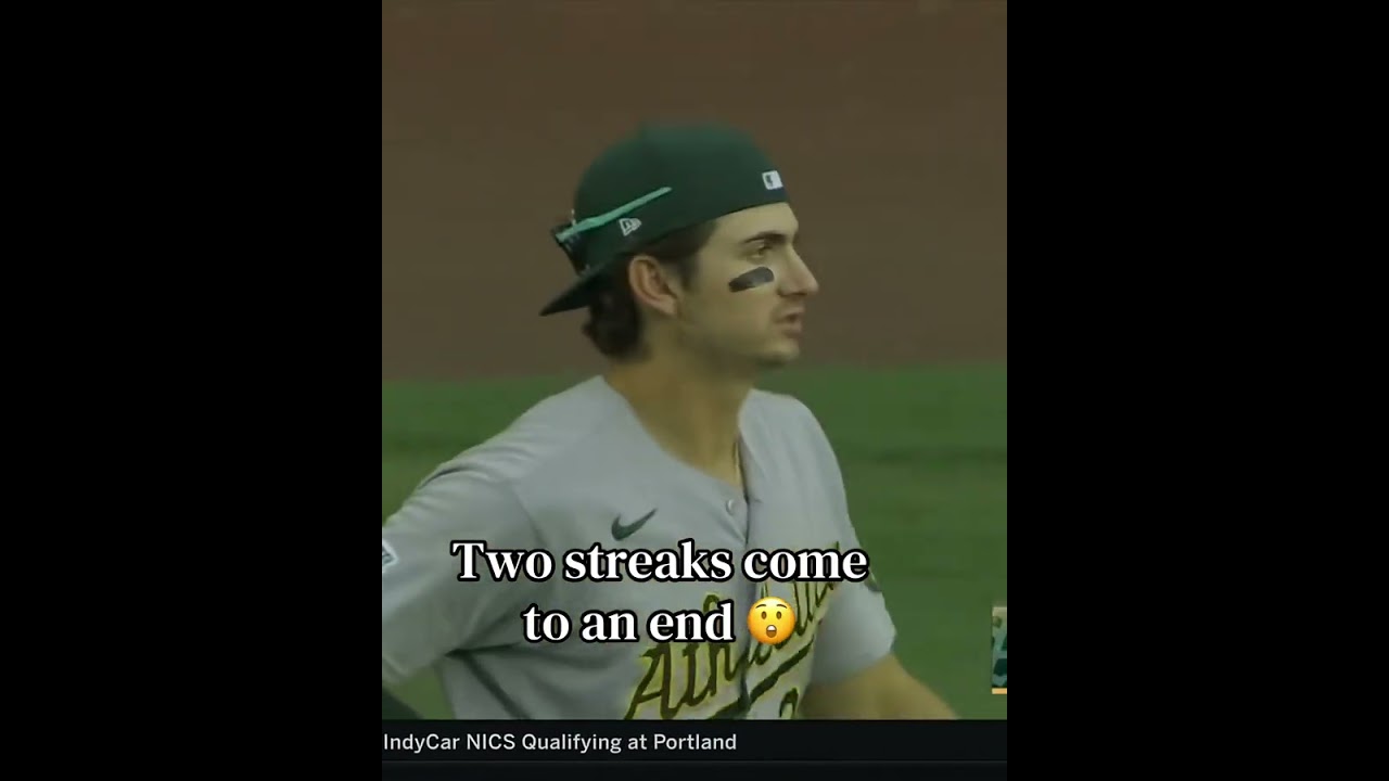 Boston’s win streak ends and the A’s losing streak ends‼️