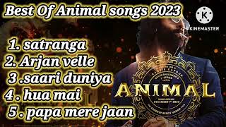 Best Of Animal Songs / Ranbir Singh Songs / Satranga / Arjan Velle / Saari Duniya / Hua Mai .