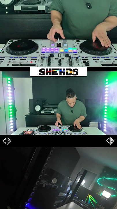 Freestyle Pioneer Rev 5 LED BAR Shehds  #dj  #scratch #scratching #lightshow #shehdslighting #music