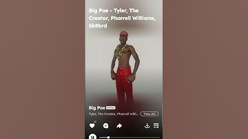 Thumbnail of Big Poe - Tyler, The Creator, Pharrel Williams, Sk8brd #music #relax #feelgoodmusicchannel