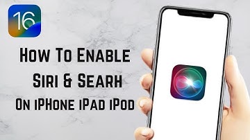 iOS 16 How To Enable Siri & Search On iPhone iPad iPod Touch