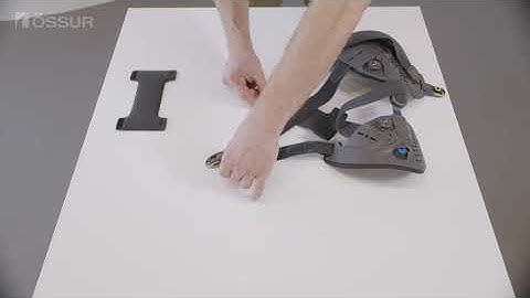 Unloader One X - How to replace popliteal pad