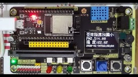 使用EZ Start kit+與BlocklyDuino自學ESP32-空氣盒子