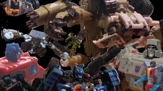 Mission city battle stop motion. (Transformers stop motion)