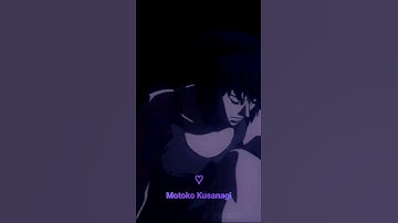 Motoko Kusanagi (1995) #synthwave #anime #videolyrics #ghostintheshell