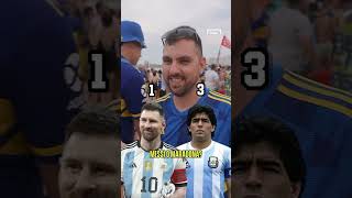 Messi o Maradona? Rispondono i tifosi del Boca #shorts image