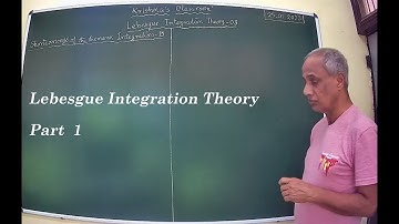 Lebesgue Integration Theory 1 - Riemann Integration - A Quick Review