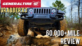 General Grabber X3 Mud Tire 60,000+ Mile Review