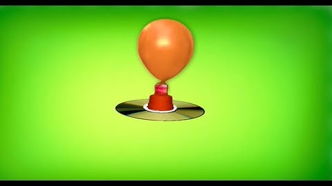 You will learn to move a DVD with the help of inflated balloon.