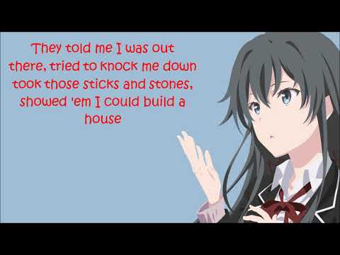 Nightcore - Daisies (Oliver Heldens remix) lyrics