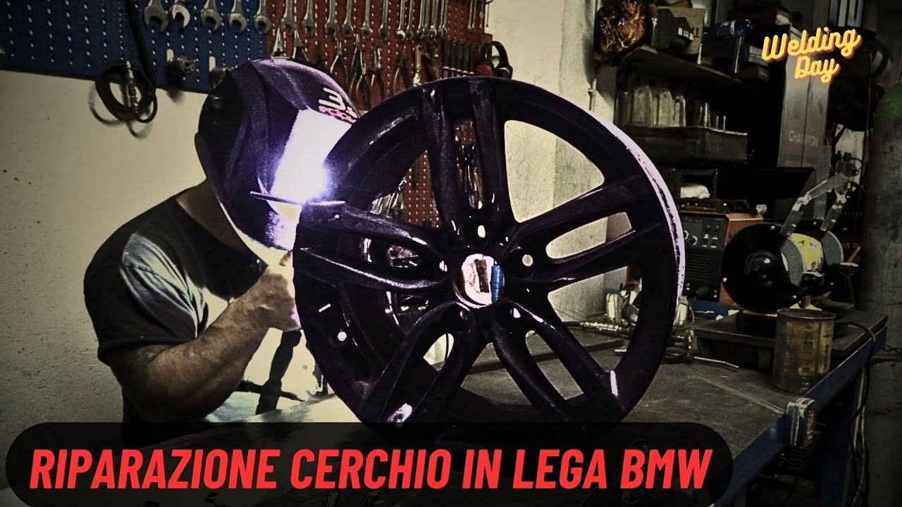 Riparazione crepa cerchio in lega BMW