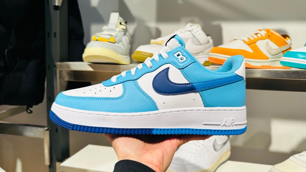 Nike Air Force 1 Low Split “Light Photo Blue” #closerlook 