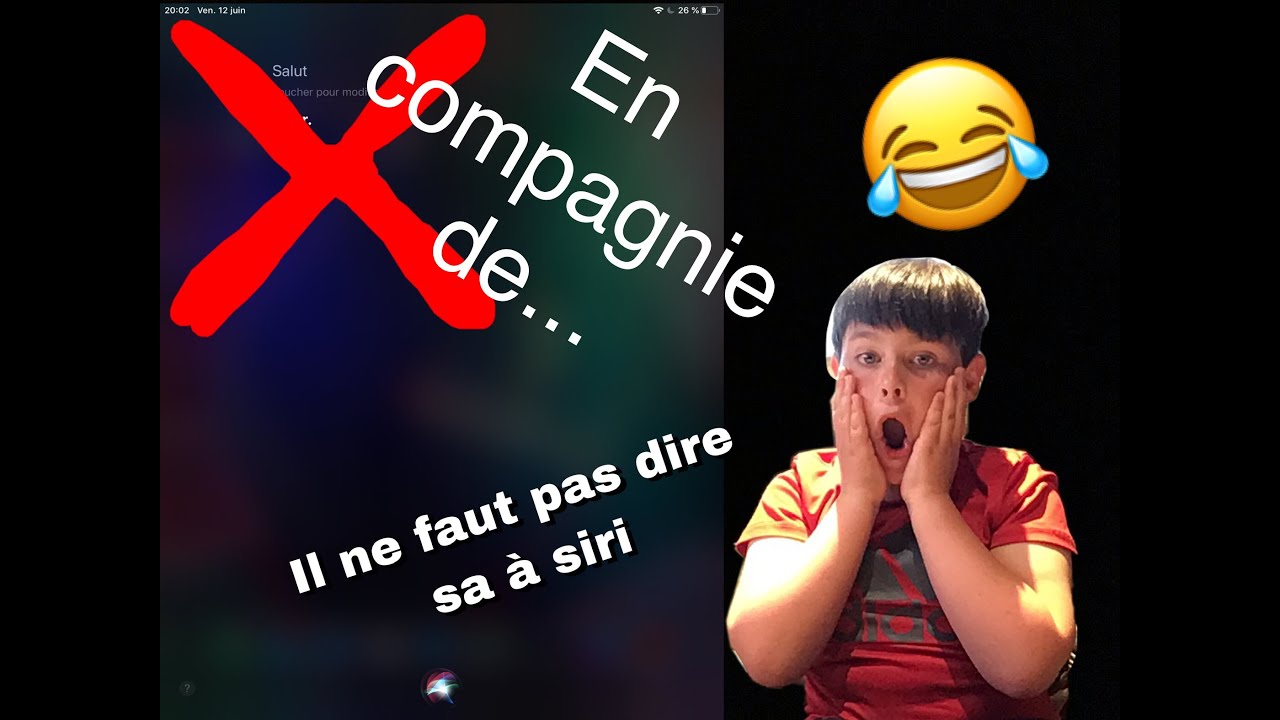 il ne faut pas dire sa a siri (lol) - YouTube