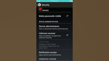 How to enable unknown sources in tizen z2
